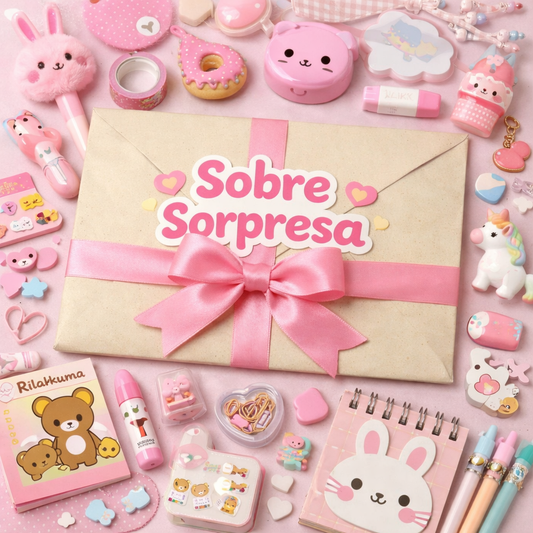 Sobre sorpresa de papelería