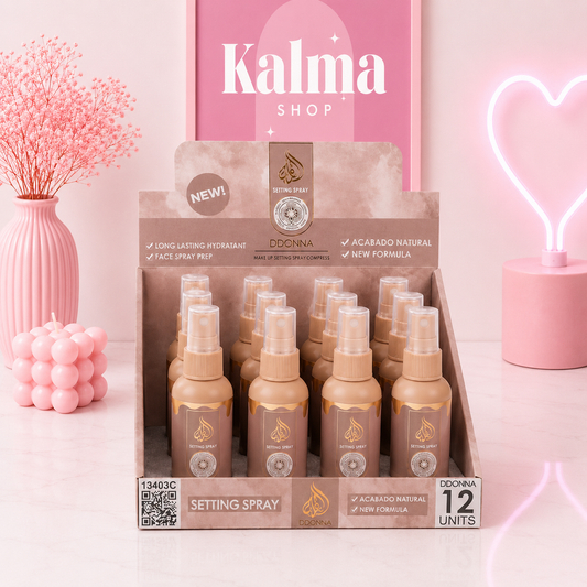 Spray fijador de maquillaje eclair vainilla caramelo