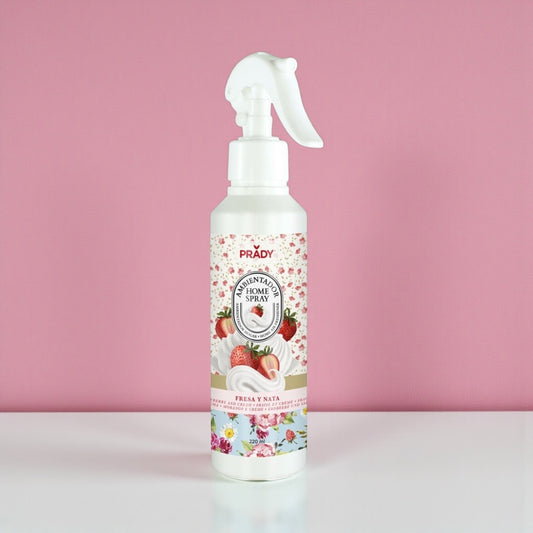 Ambientador spray fresa y nata