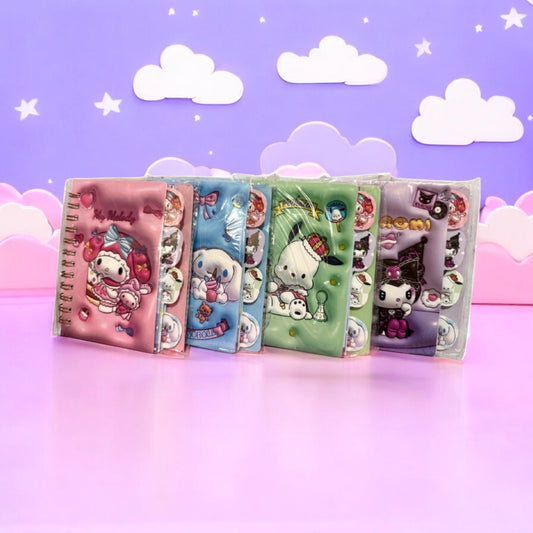Mini libreta sanrio con separadores