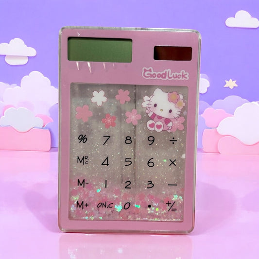 Calculadora solar de hello kitty