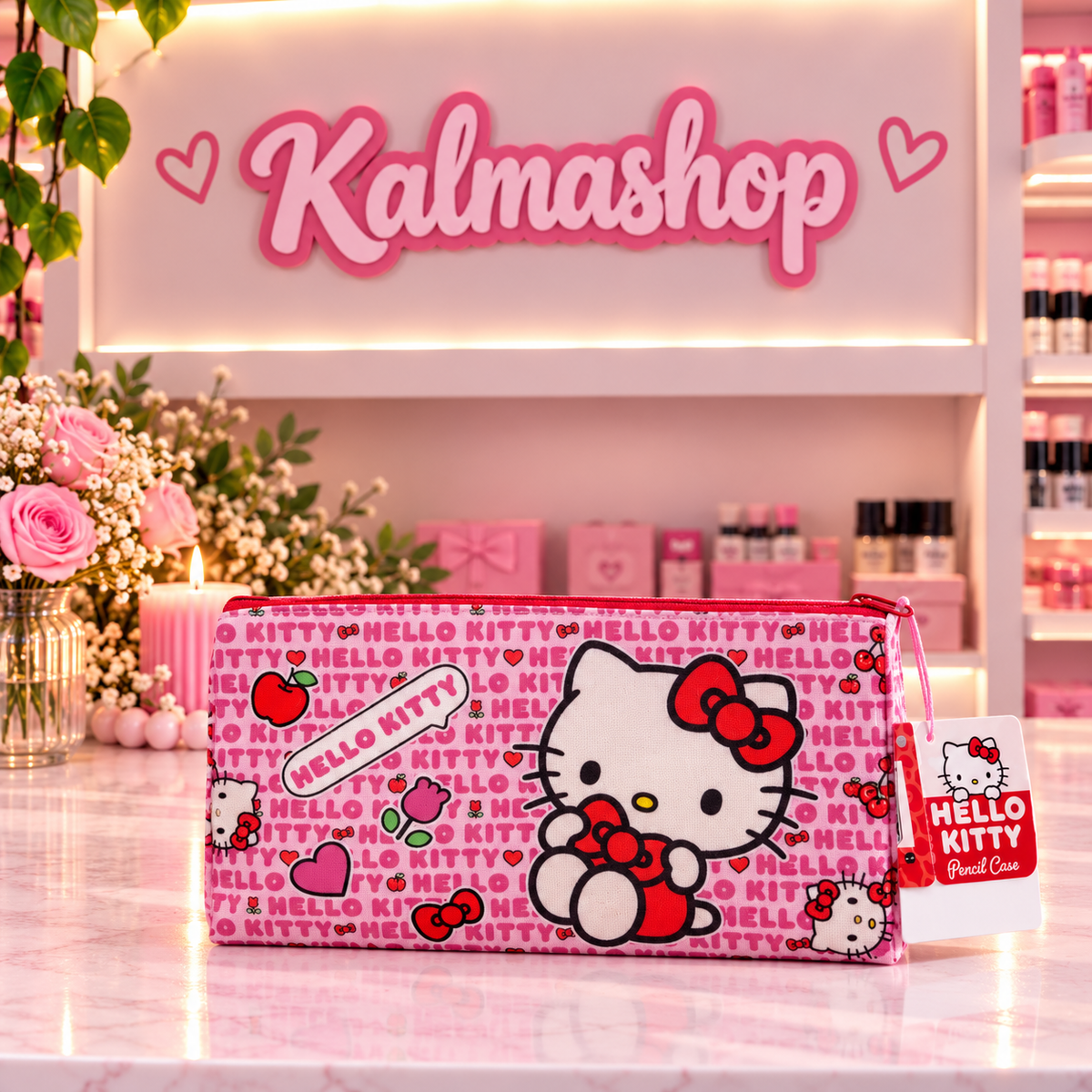 Estuche grande hello kitty