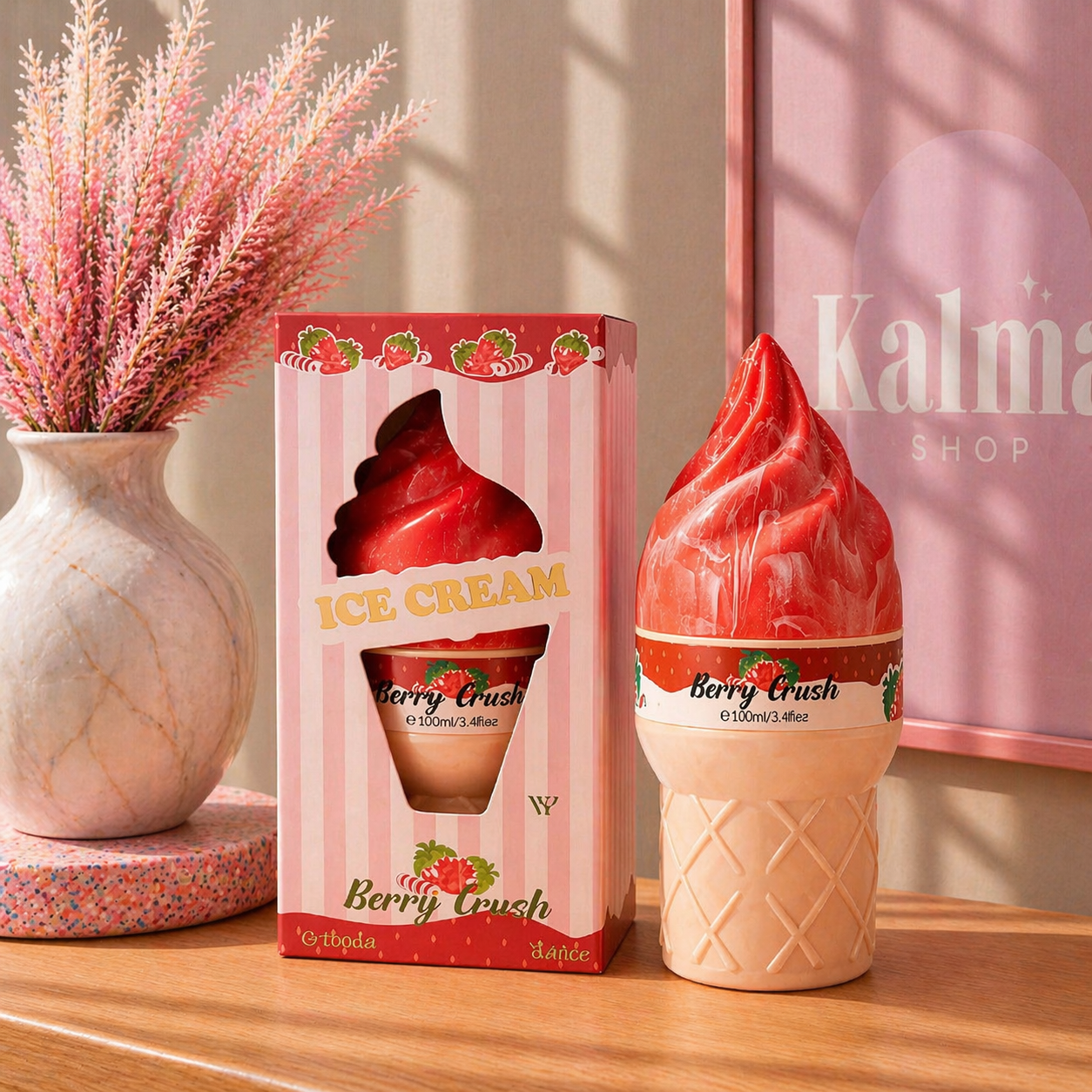 Perfume helado de fresa