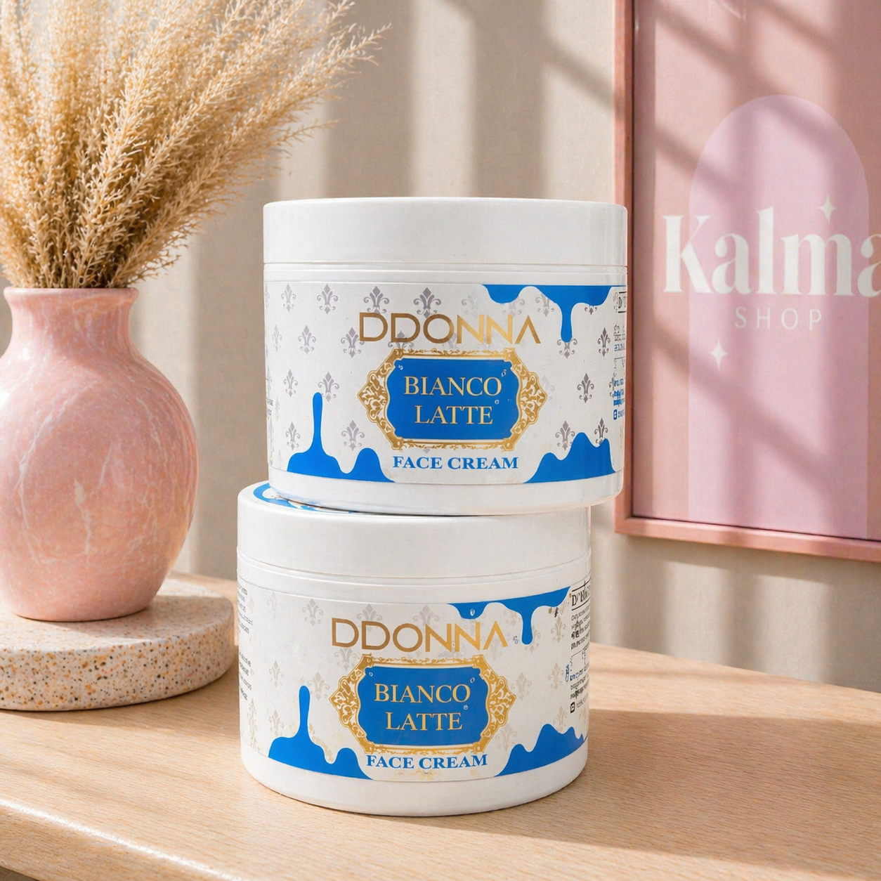Crema facial grande blanco late