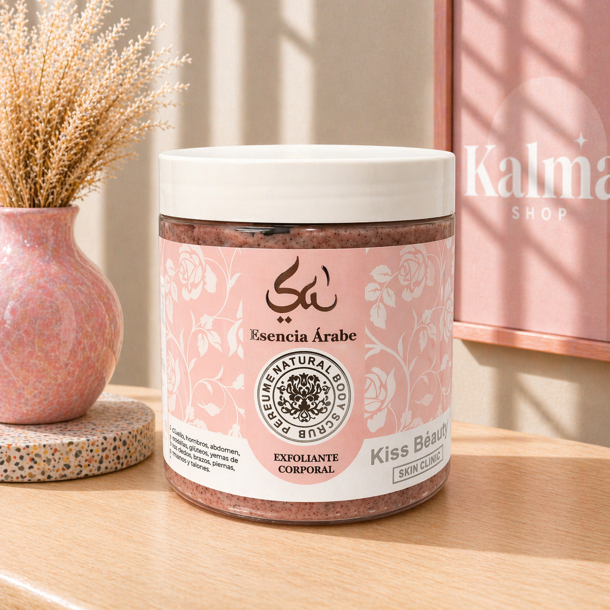 Exfoliante aroma arabe rosa