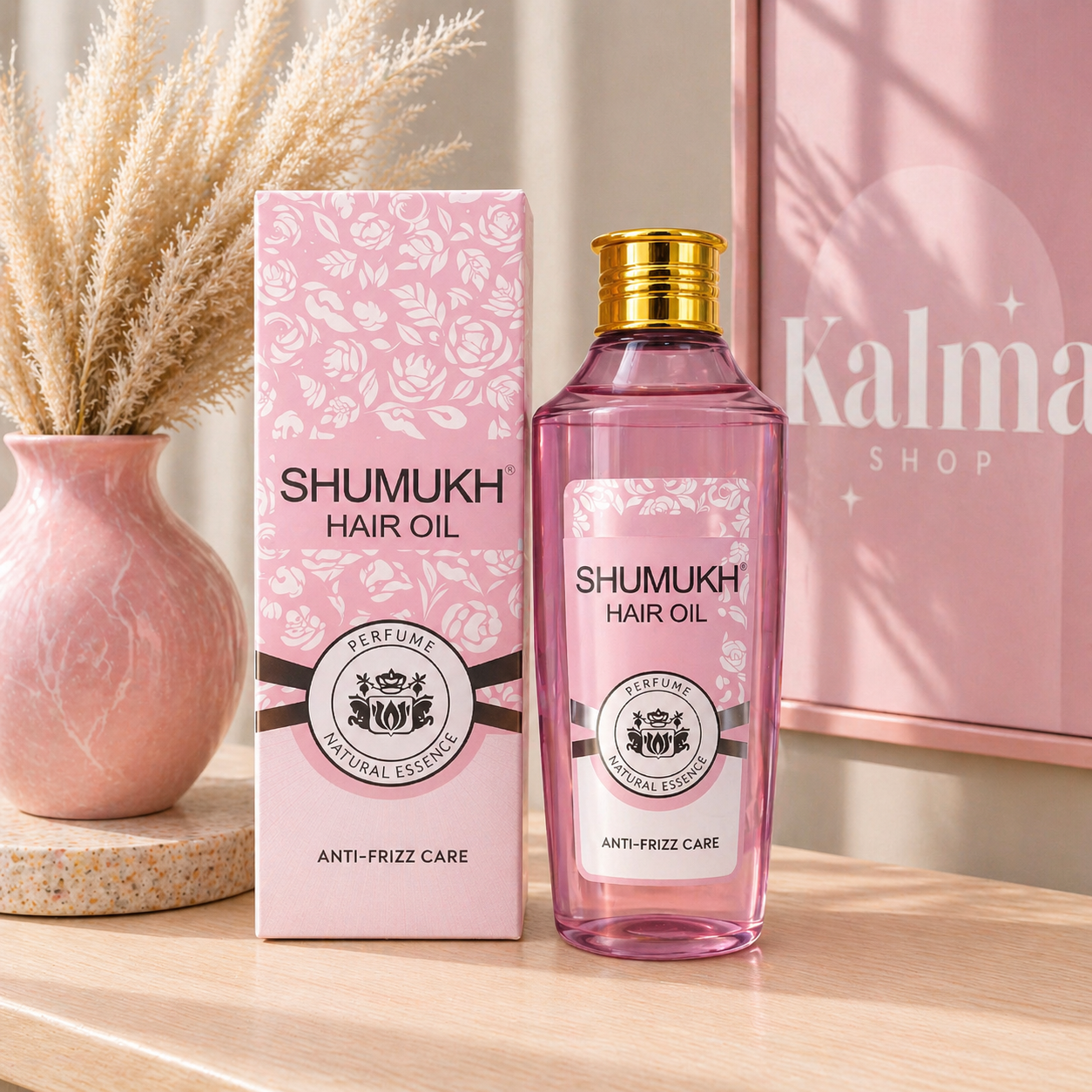 Serúm para el pelo aceite arabr rosa