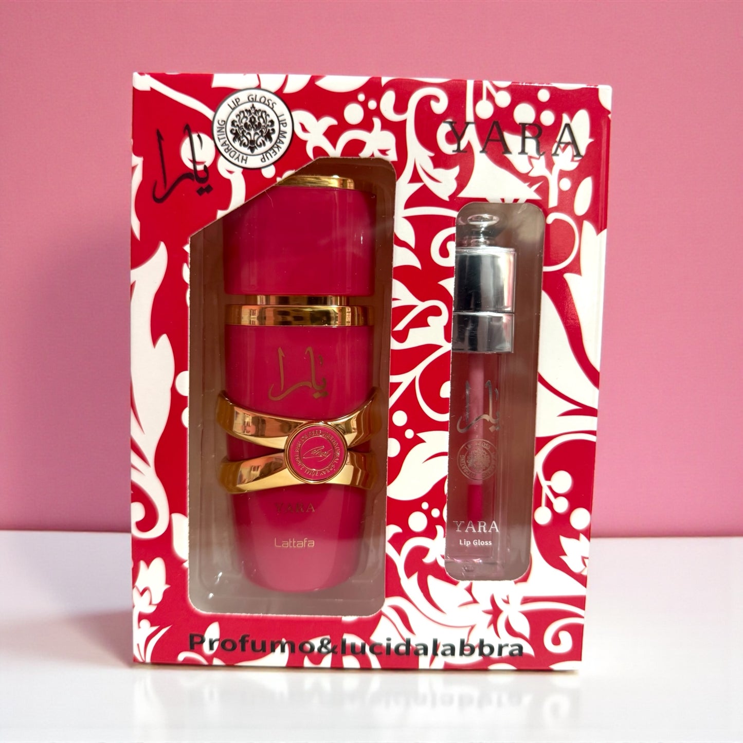Pack yara candy perfume 30ml + lip gloss