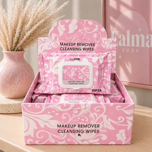 Toallitas desmaquillantes arabe rosa