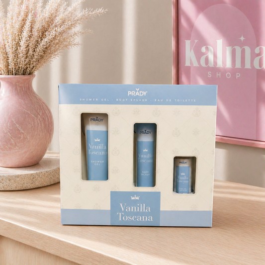 Pack vainilla toscana ( bianco latte ) gel de ducha, bruma y colonia