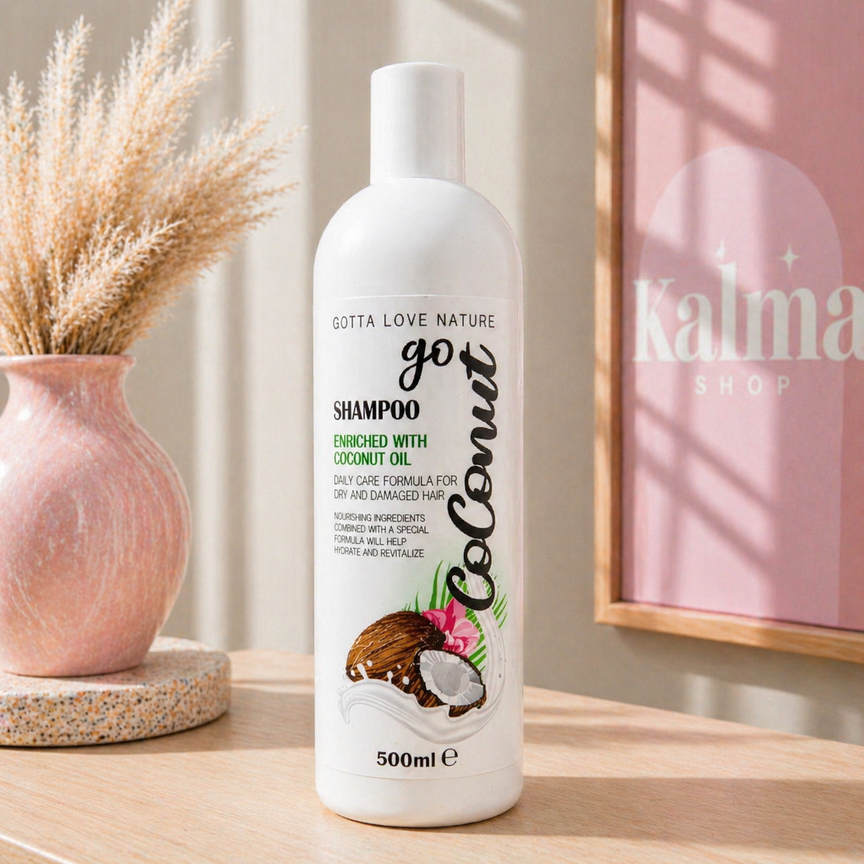 Shampoo de coco ( repara cabello seco y dañado )