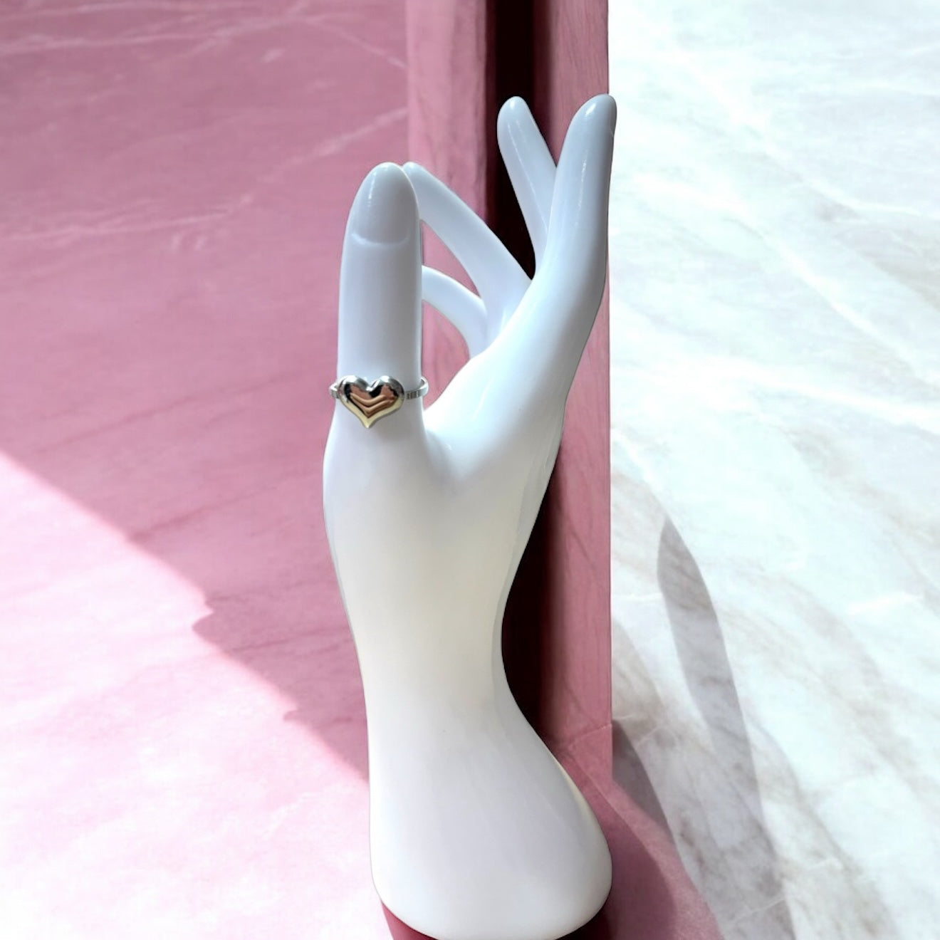 Anillo heart ( acero )