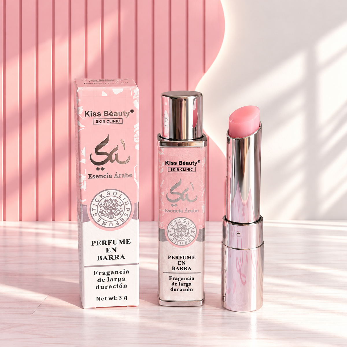 Perfume en barra arabe rosa