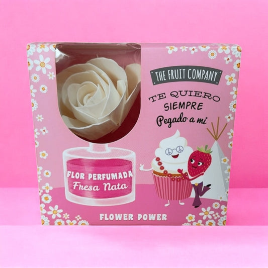 Ambientador flor fresa y nata