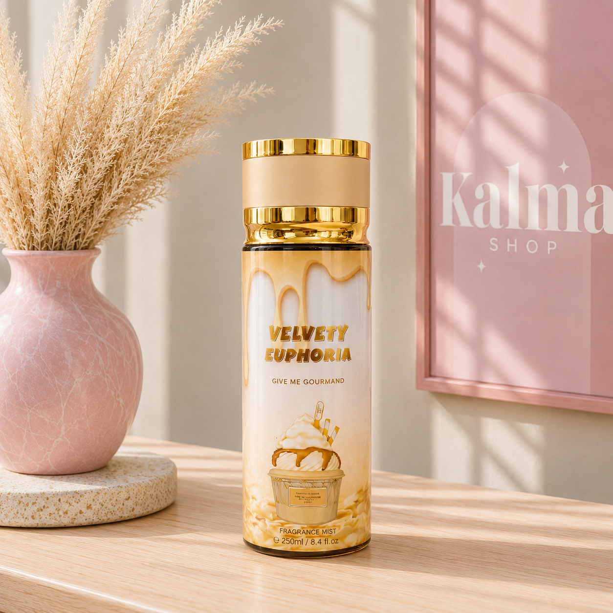 Bruma batido velvety ( leche, pop de maíz, caramelo, caramelo salado, almizcle )