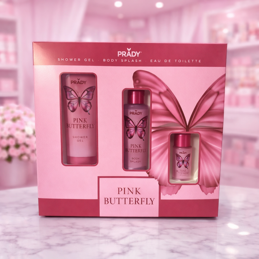 Pack mariposa ( del de ducha, bruma y colonia )