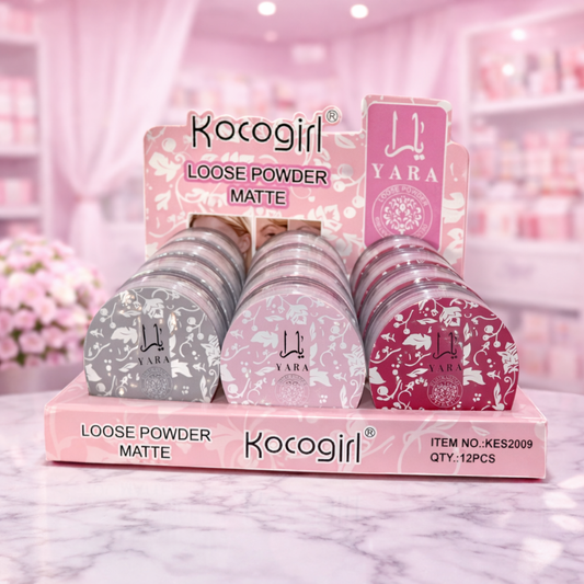 Polvos sueltos yara ( para fijar maquillaje )