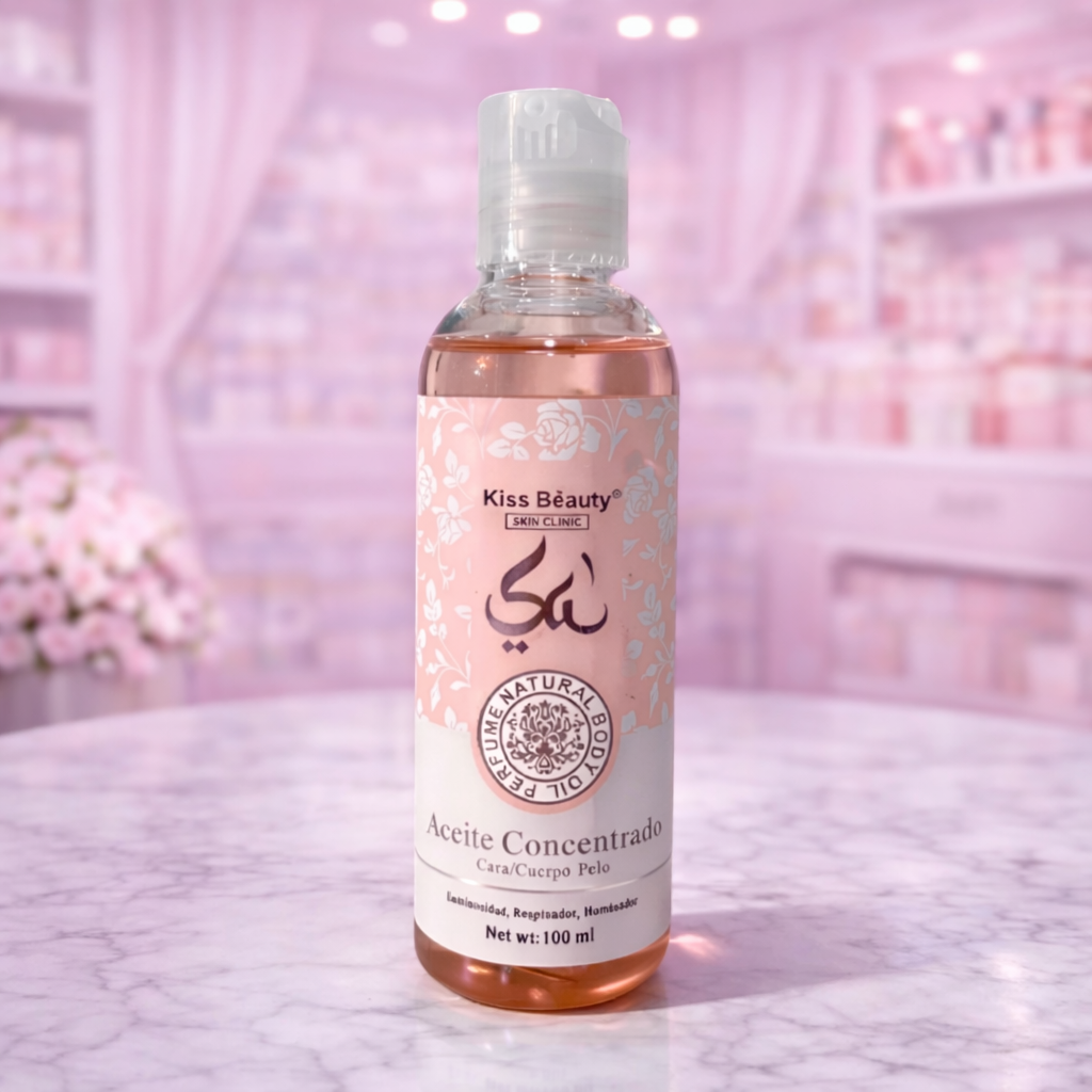Aceite concentrado, cara cuerpo y pelo
