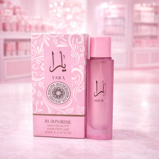 Perfume para el pelo de Yara rosa