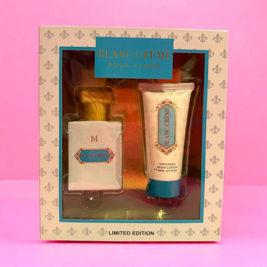 Pack perfume bianco latte + crema corporal