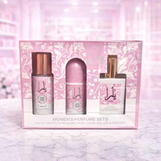 Pack bruma yara + desodorante + perfume para el pelo