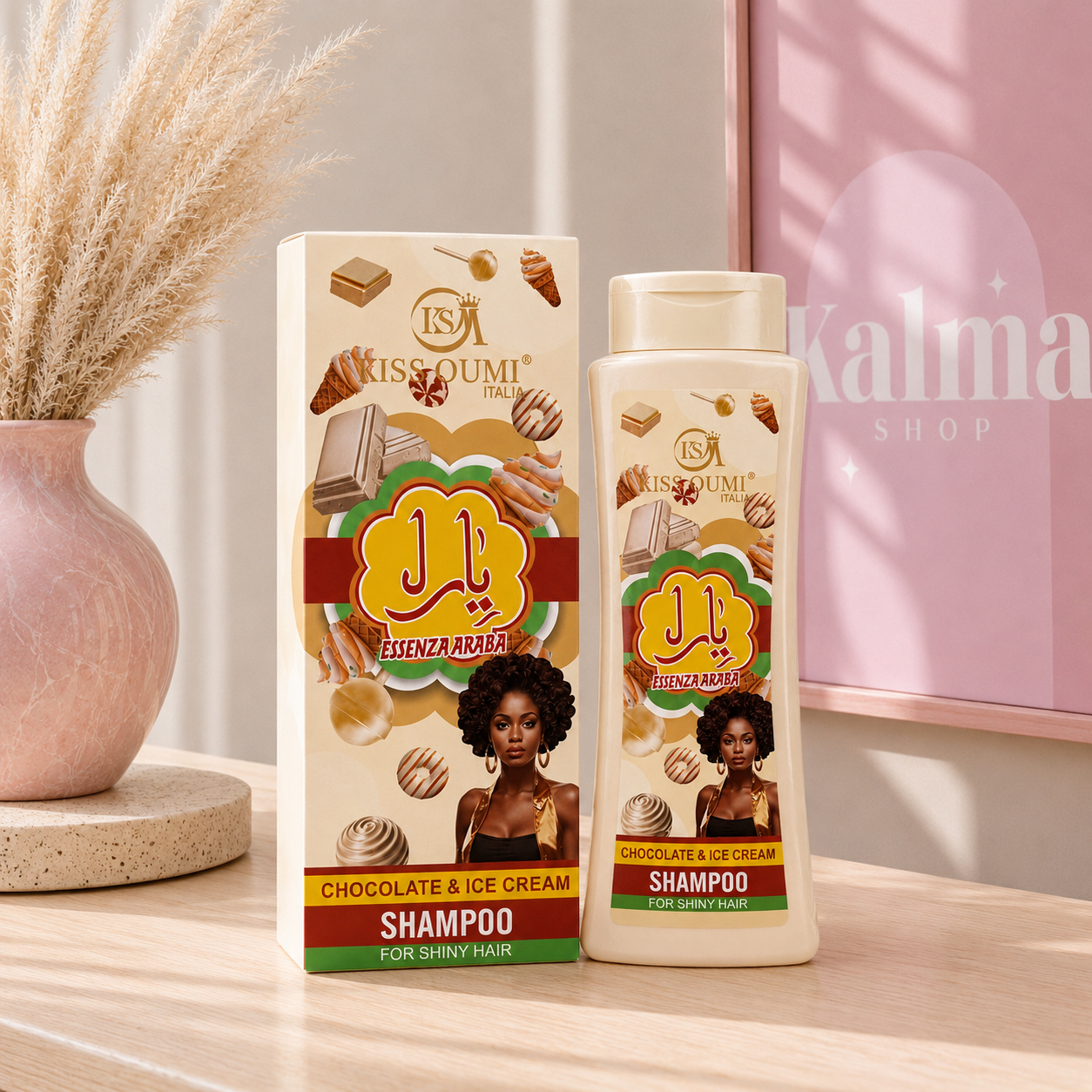 Shampo arabe helado chocolate blanco
