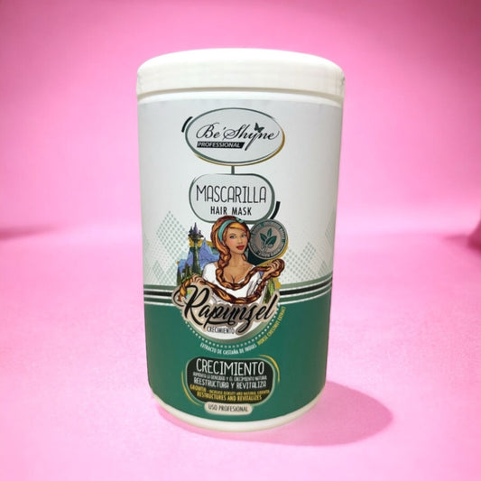 Mascarilla extra grande rapuncel aumenta la densidad y el crecimiento natural