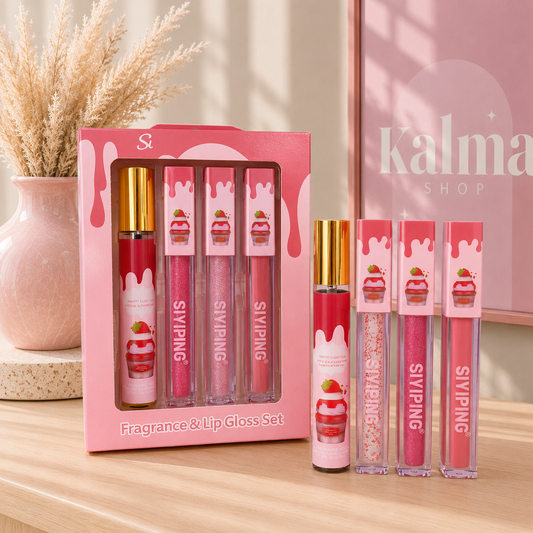 Pack mini perfume batido + labiales