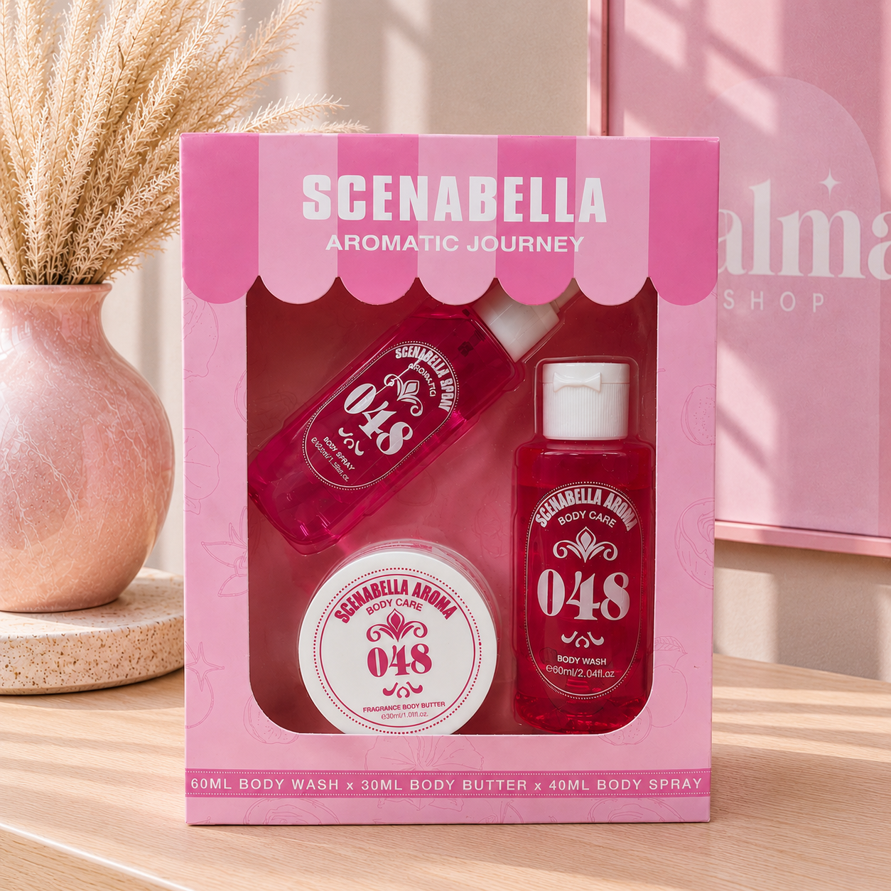 Pack janeiro 48 ( fragancia, crema corporal y gel de ducha )