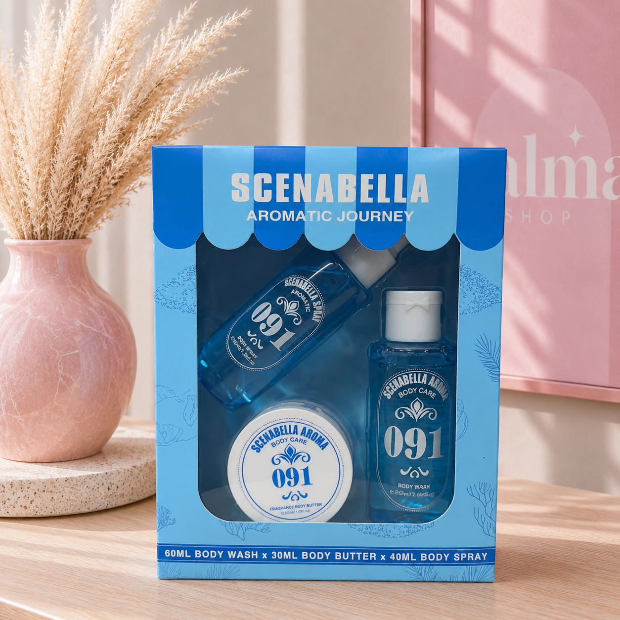 Pack janeiro 91 ( fragancia, crema corporal y gel de ducha )