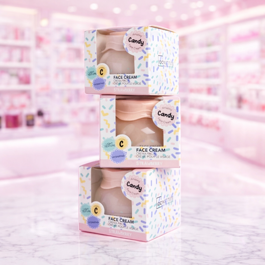 Crema facial hidratante, con vitamina c y textura ligera