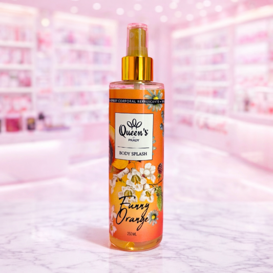 Body splash funny orange