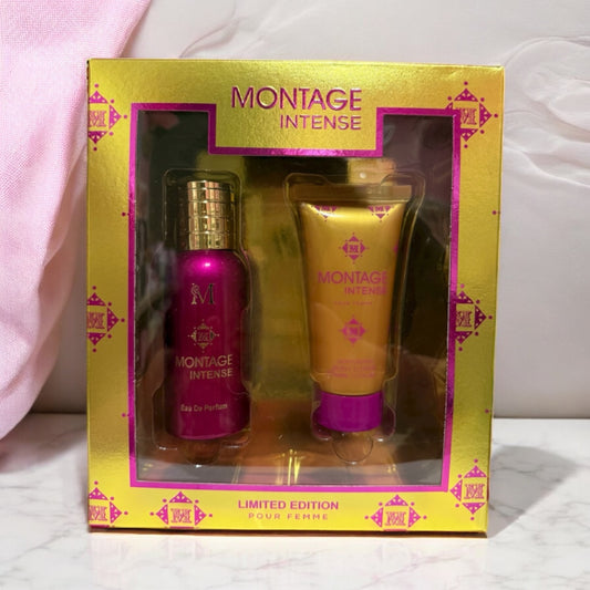 Pack perfume móntale intense + crema corporal