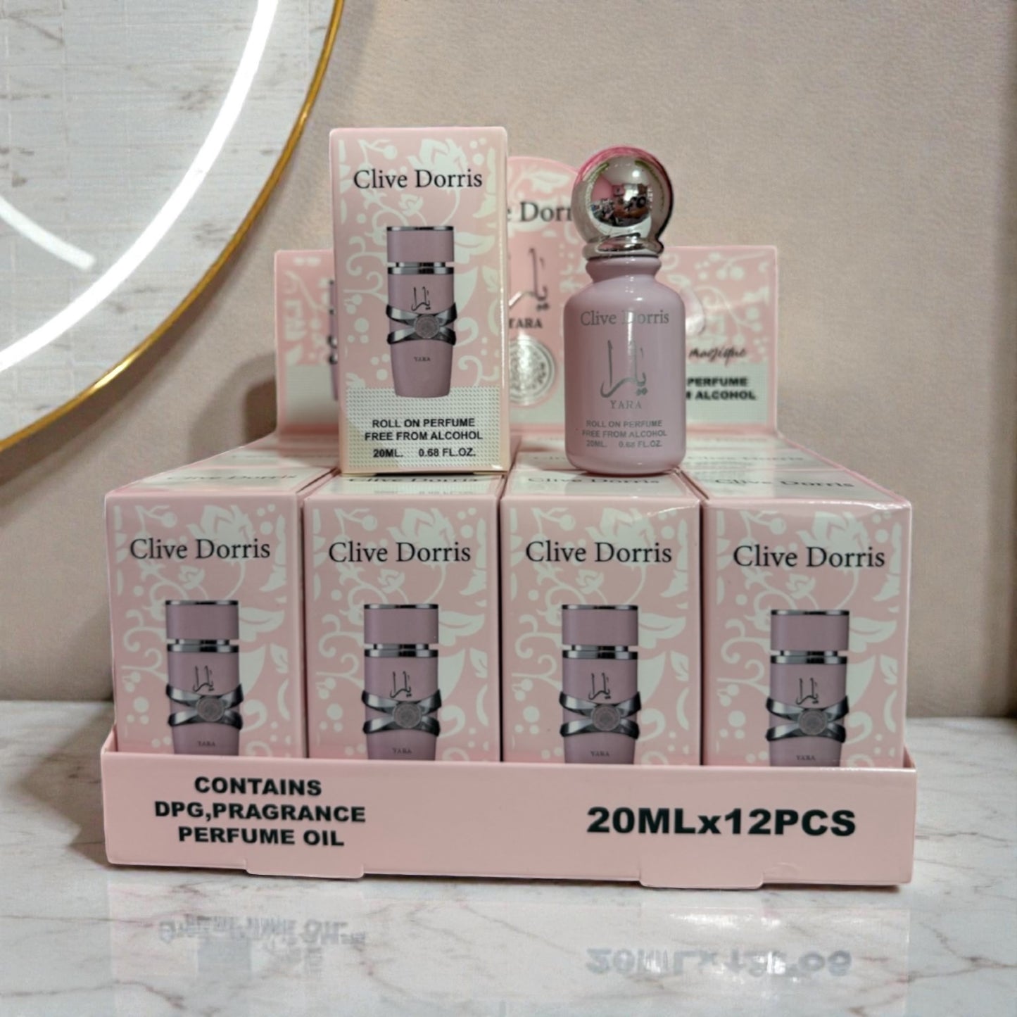 Perfume en roll on yara rosa