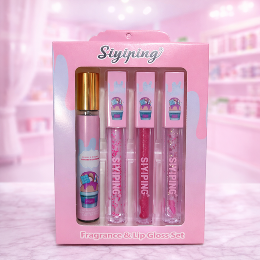 Pack mini perfume batido + labiales