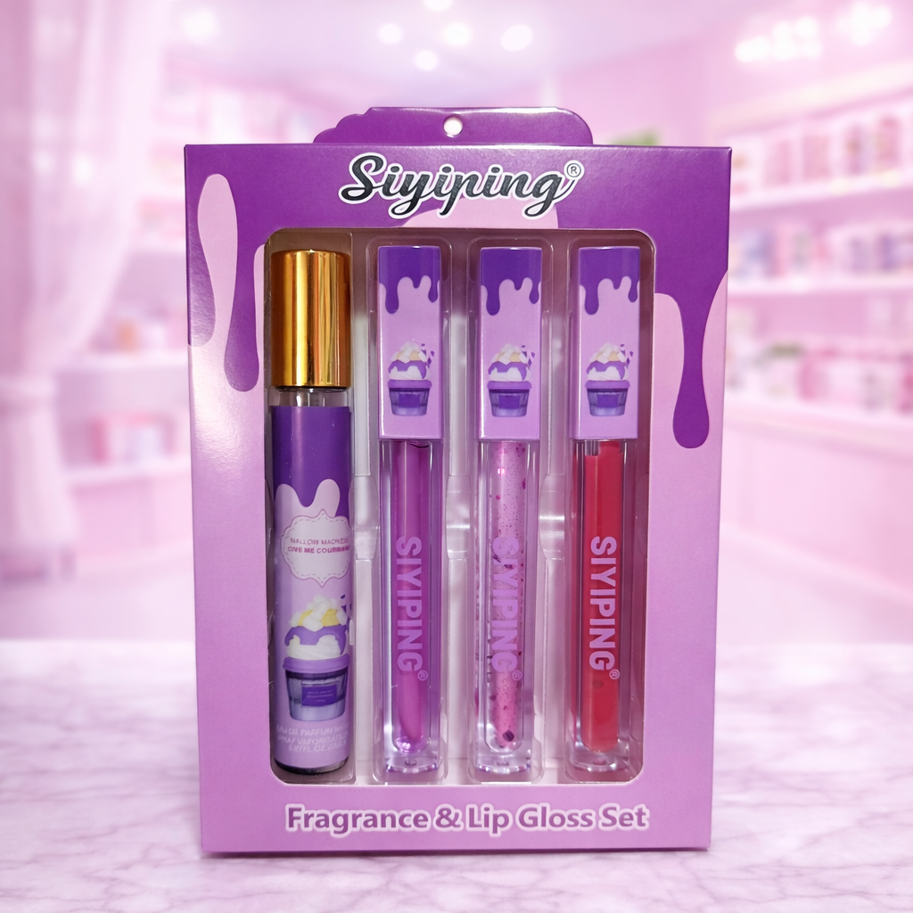 Pack mini perfume batido + labiales