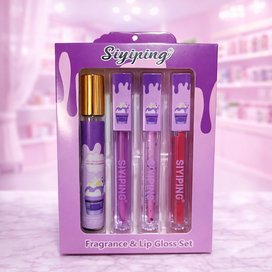 Pack mini perfume batido + labiales