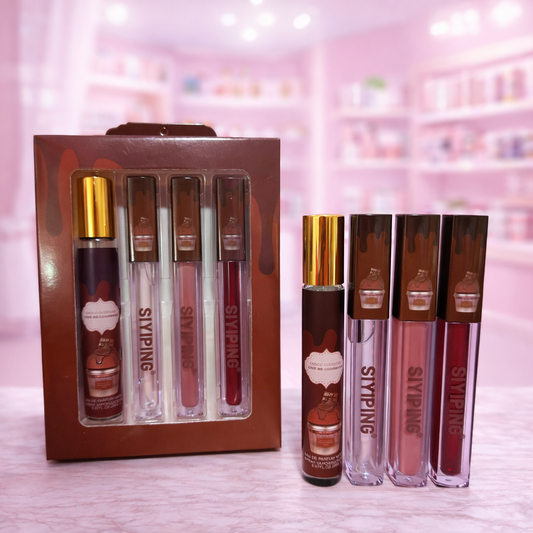 Pack mini perfume batido + labiales