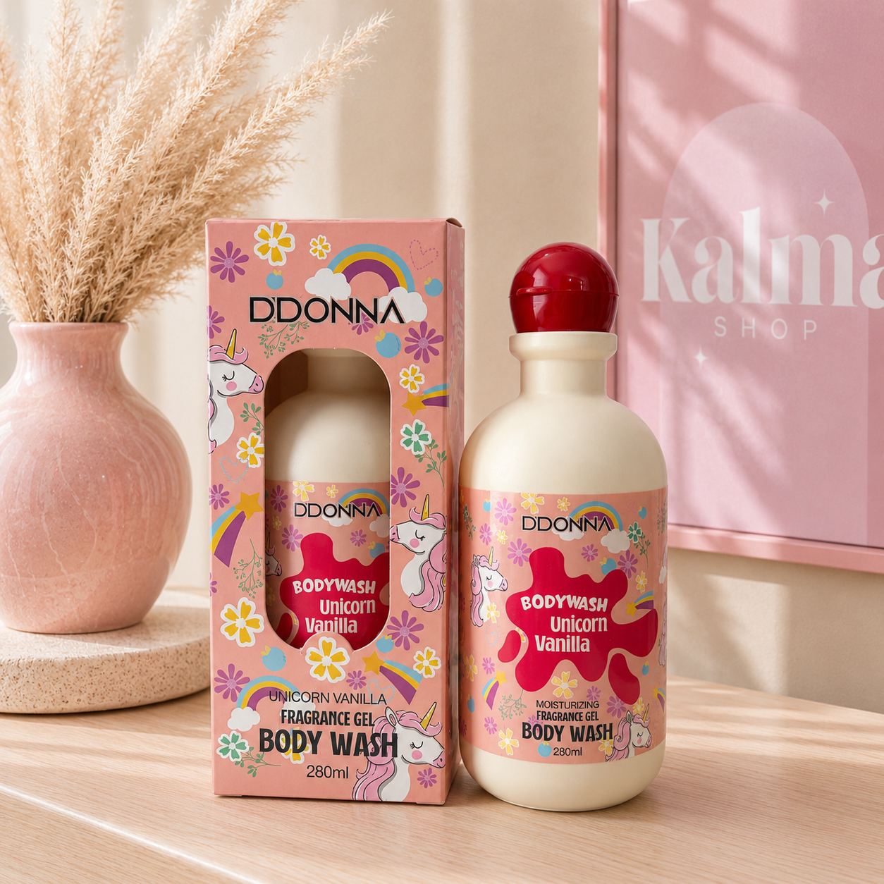 Gel de ducha donna unicornio vainilla