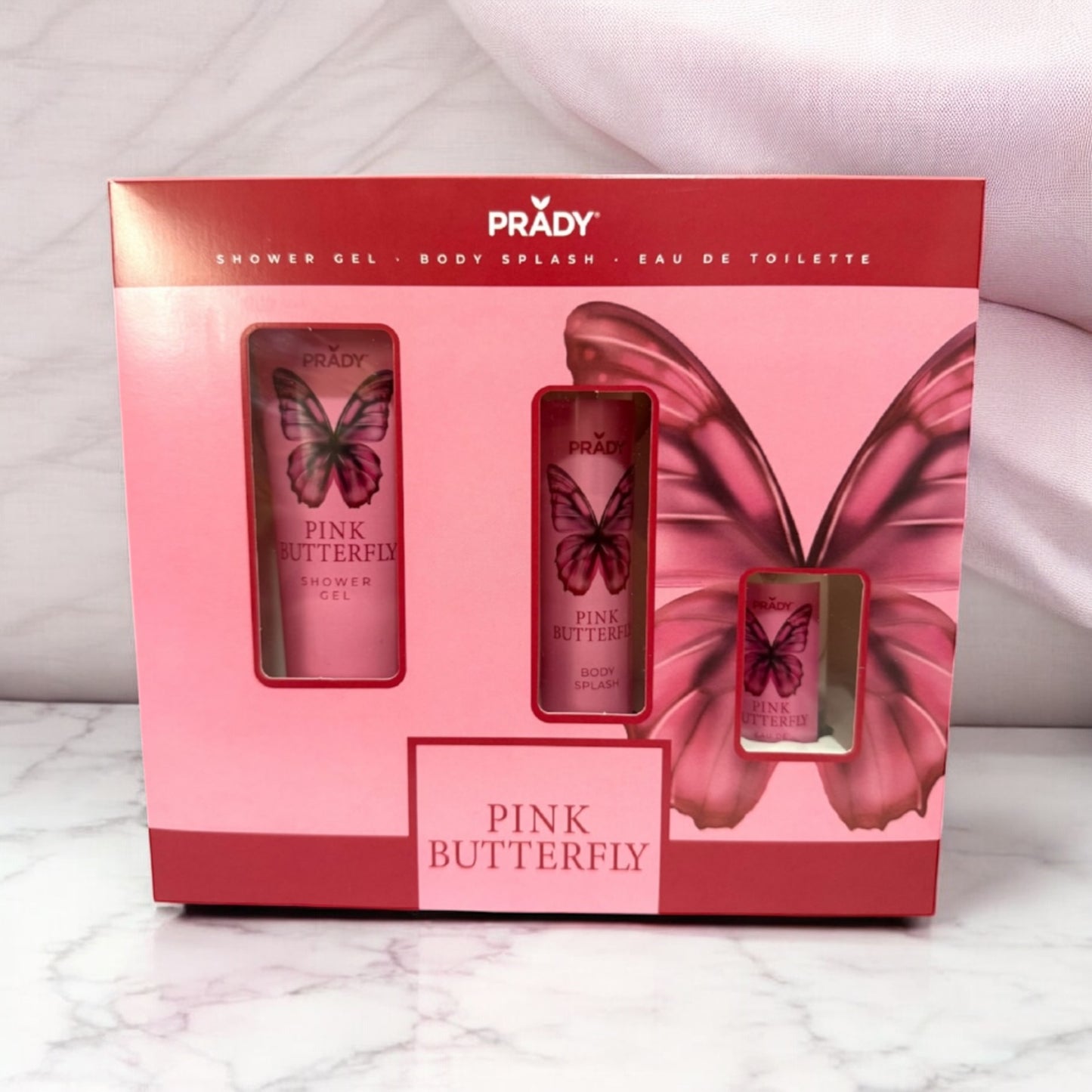 Pack mariposa ( del de ducha, bruma y colonia )