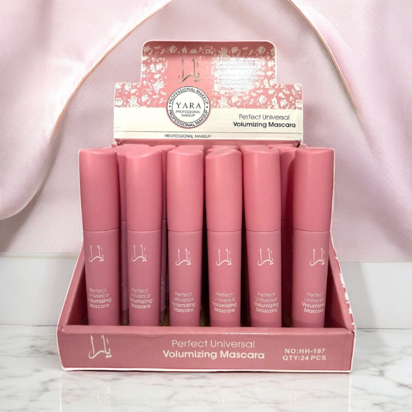 Máscara de pestañas yara rosa