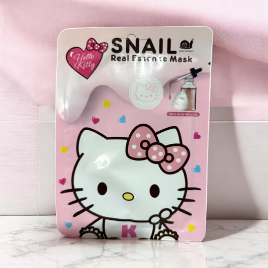 Mascarilla facial hello kitty ( baba de caracol )