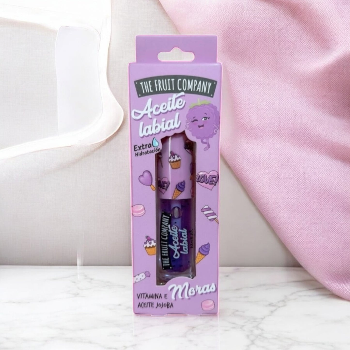 Aceite labial super hidratante de moras